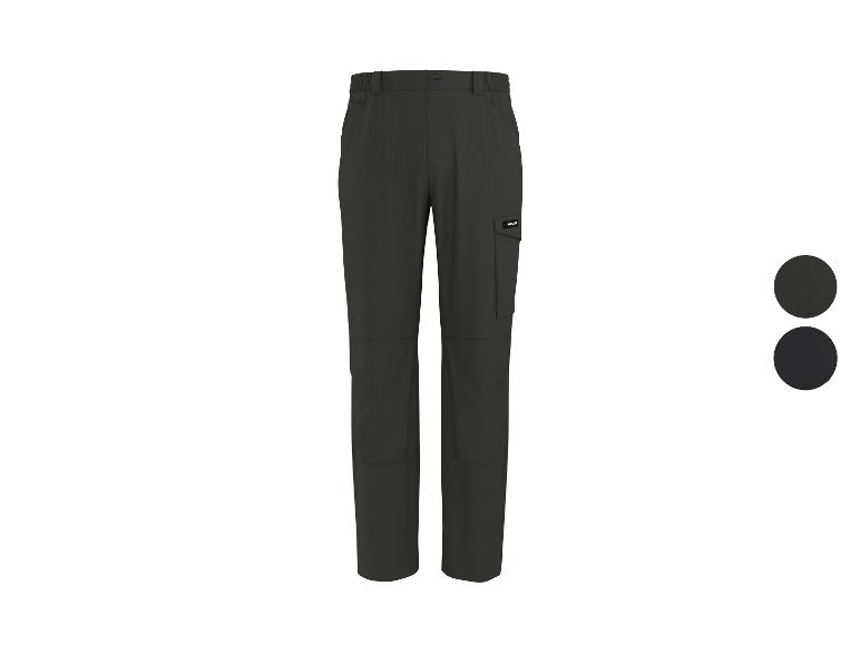 Pantalon de travail gris foncé avec poches latérales et deux options de couleur.