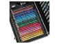 Coffret d'art Crelando avec crayons de couleur et tubes de peinture.