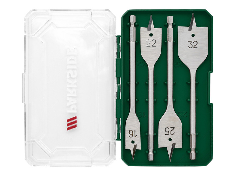 Ensemble de forets Parkside avec 4 forets
