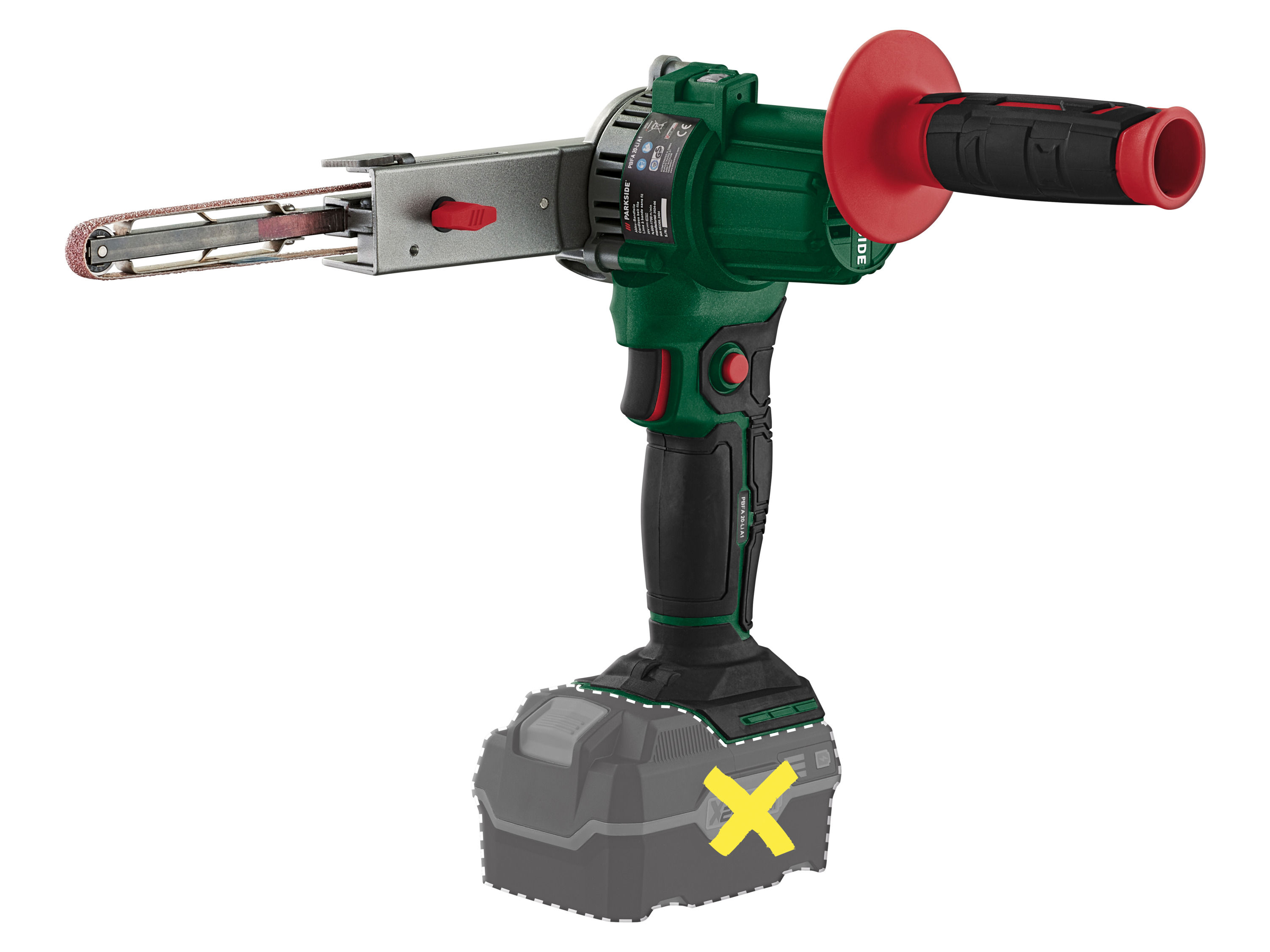 PARKSIDE® Lime à bande sans fil 20 V, PBFA 20-Li A1