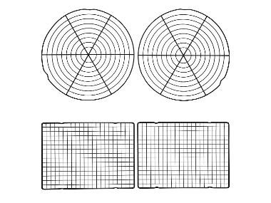 SILVERCREST® Grilles de cuisson et de refroidissement