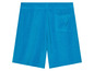Short de bain bleu en éponge.