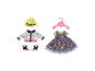 Vêtements de poupée BABY born : bonnet jaune « Scooter », veste argentée, bottes et robe à motifs.