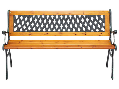 LIVARNO home Banc de jardin, 2 places, tressé