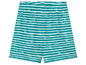 Short rayé jaune-vert.
