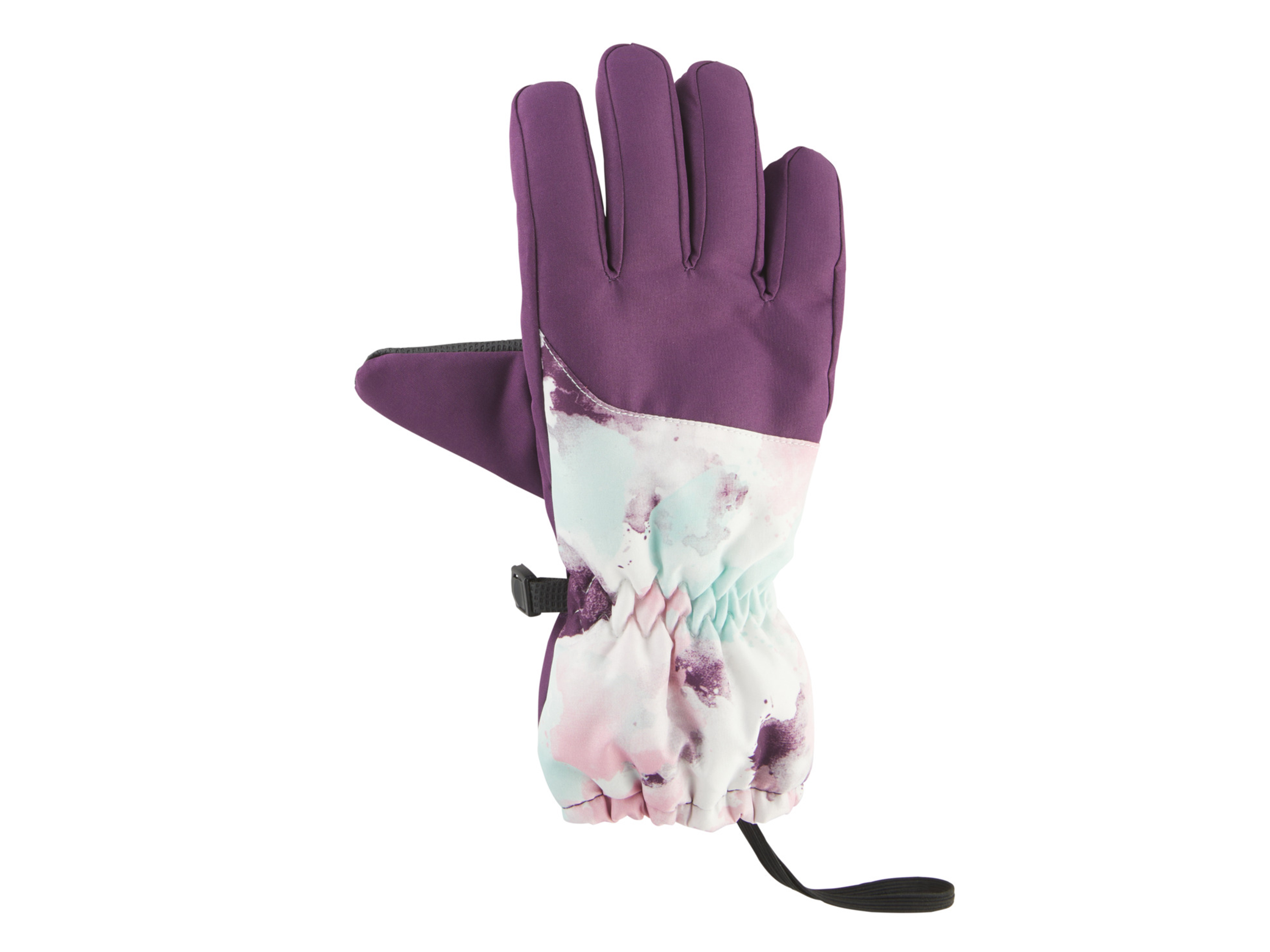 CRIVIT Gants de ski enfant (12-14 ans, Motif violet)