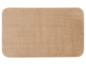 Un tapis de bain beige.