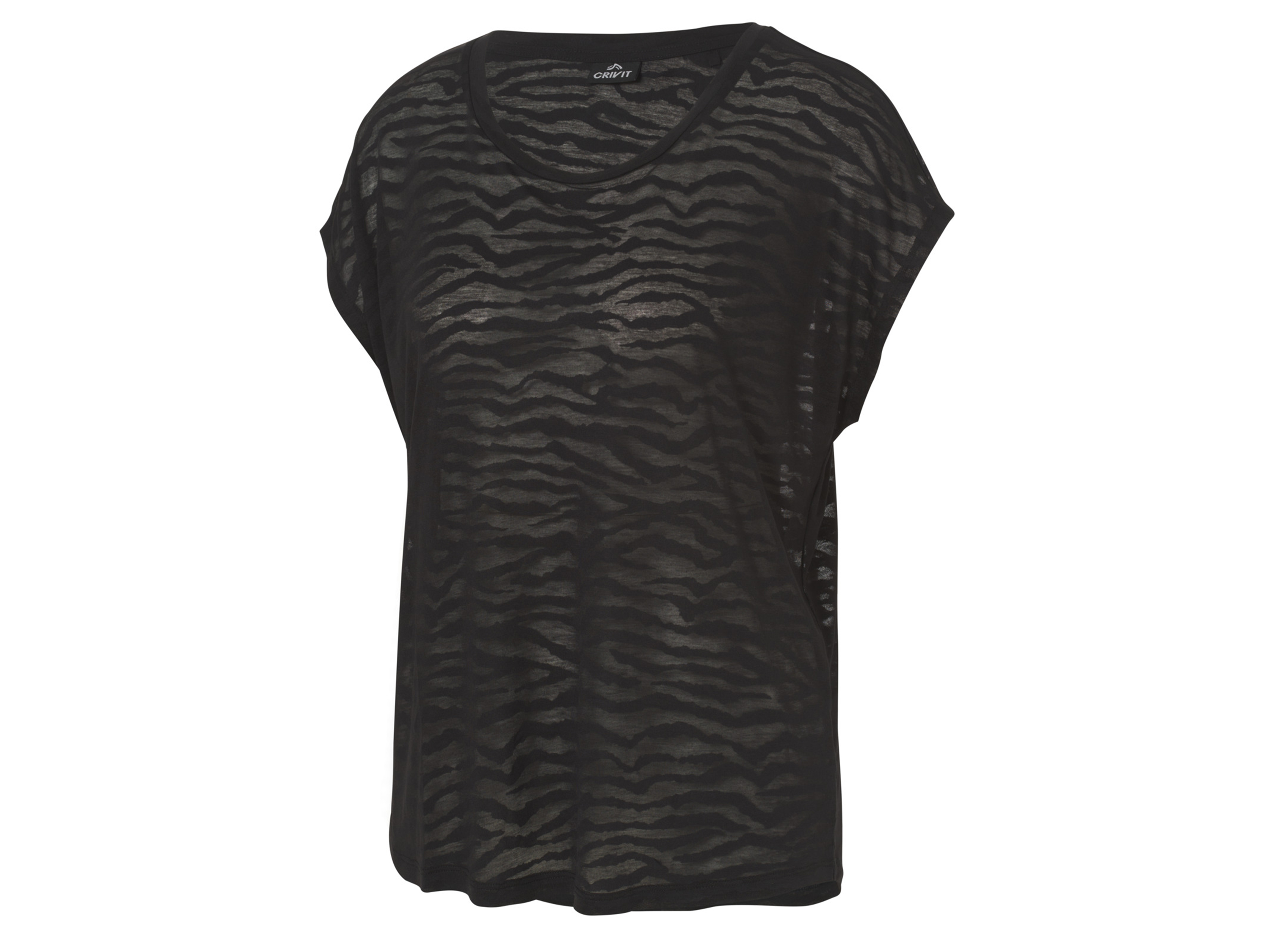 CRIVIT T-shirt technique manches longues femme (petits coeurs, S(34/36))
