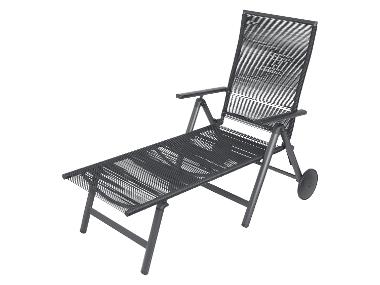 LIVARNO home Chaise longue à roulettes Miami