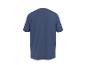 T-shirt bleu marine à manches courtes, vue de dos.