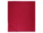 Nappe rouge avec motif floral en relief