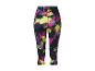 Leggings de sport à motifs colorés.
