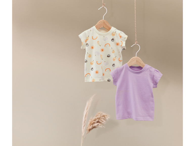 Aller en mode plein écran : lupilu® Lot de 2 t-shirts bébé - Image 3