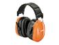 Casque anti-bruit Parkside orange et noir pour la protection auditive