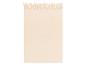 Écharpe ou couverture beige à franges