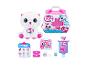 Jouets Zuru Pets Alive Puppy Rescue, comprenant une peluche blanche, une mallette de transport et des accessoires.