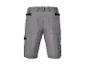 Shorts cargo gris foncés avec poches multiples.