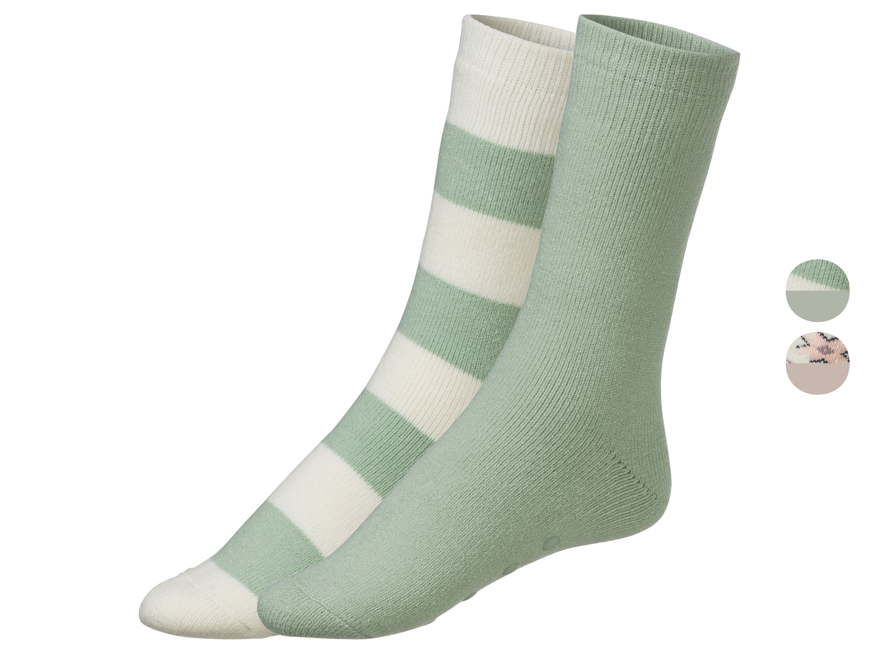esmara® Lot de 2 paires de chaussettes thermiques femme