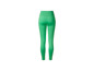 Leggings verts pour femmes à taille haute.