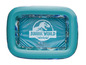 Piscine gonflable avec un motif Jurassic World Dominion.