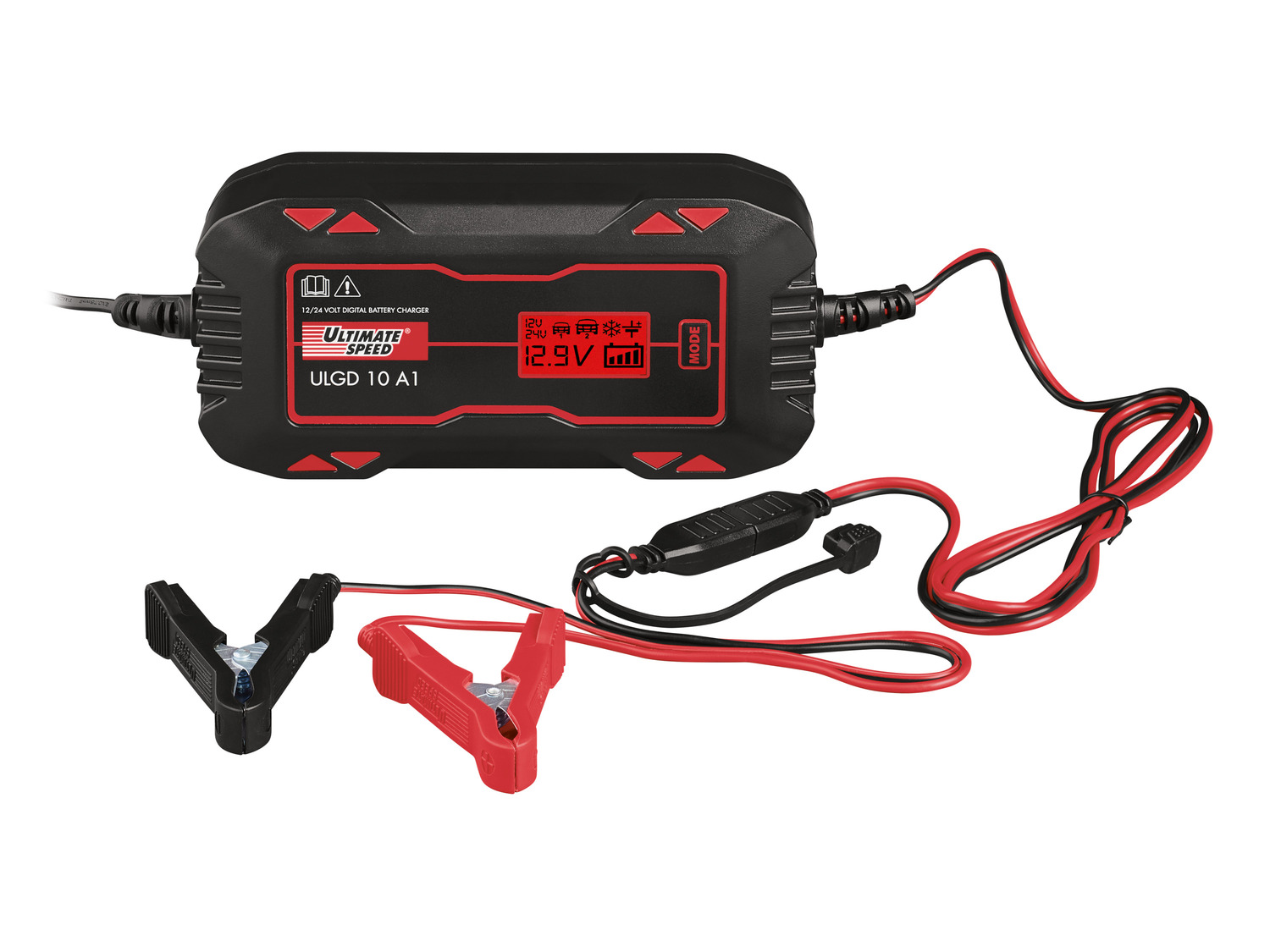 CHARGEUR BATTERIE AUTO 12/24 VOLTS : CHARGE ET MAINTIEN AUTOMATIQUE