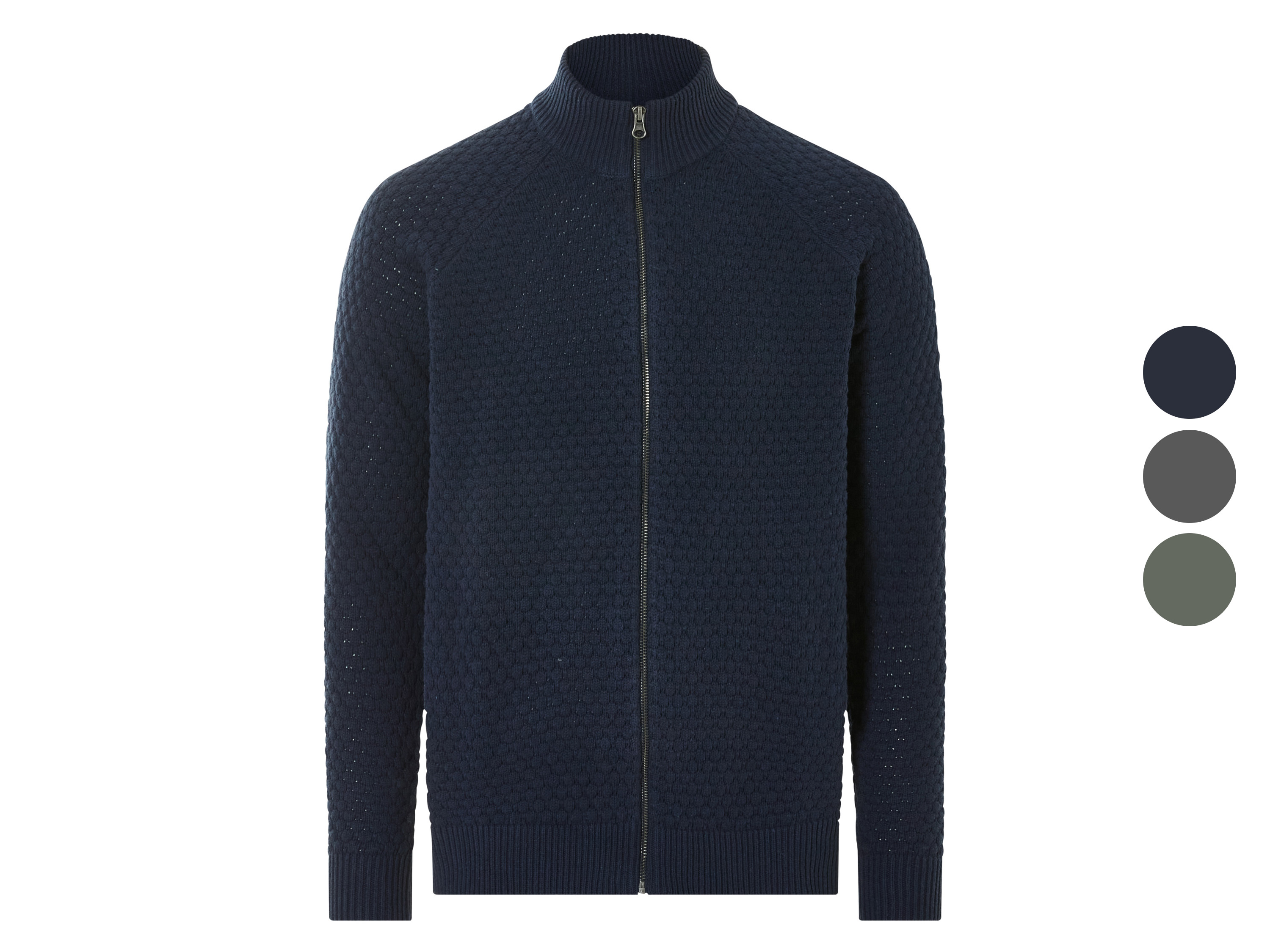 LIVERGY® Gilet zippé en maille homme