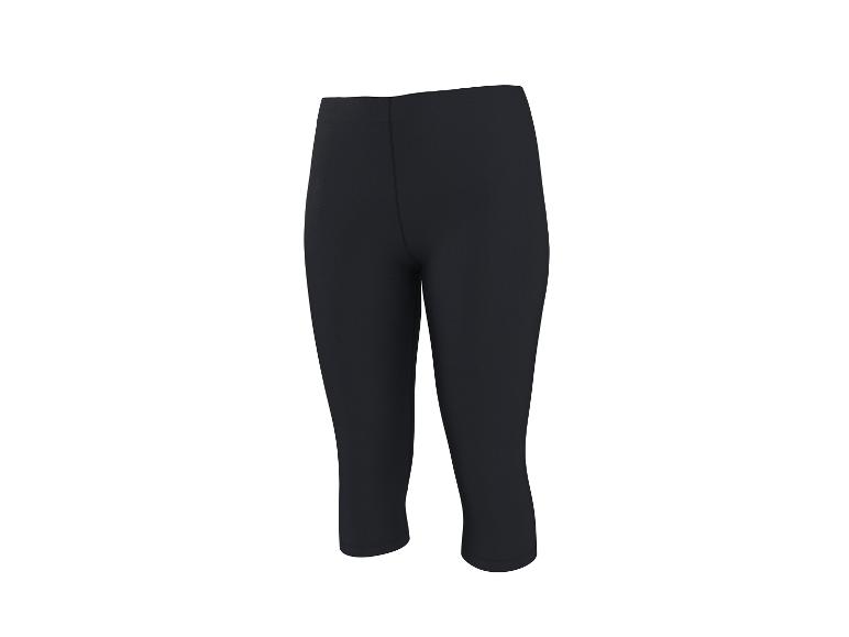 Pantalon capri de sport noir pour femme