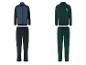 Deux ensembles de survêtement à manches longues, un vert avec l'inscription 'Lazy Day' et un bleu.