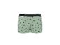 Boxer vert menthe avec motif de voitures de plage et de planches de surf.