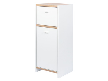 LIVARNO home Armoire basse de salle de bains, 32 x 80 x 28 cm, blanche