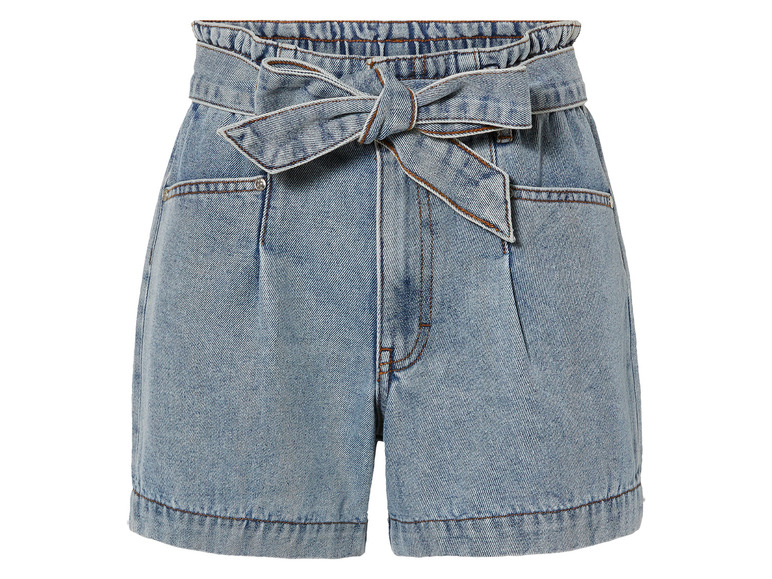 Aller en mode plein écran : Short en jean paperbag femme - Image 2