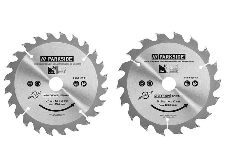 Aller en mode plein écran : PARKSIDE® Lame de scie circulaire, 150 mm - Image 1