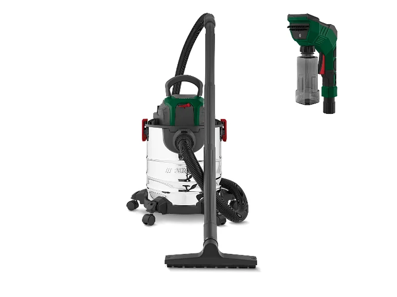 Aspirateur Festool industriel et accessoire de nettoyage.