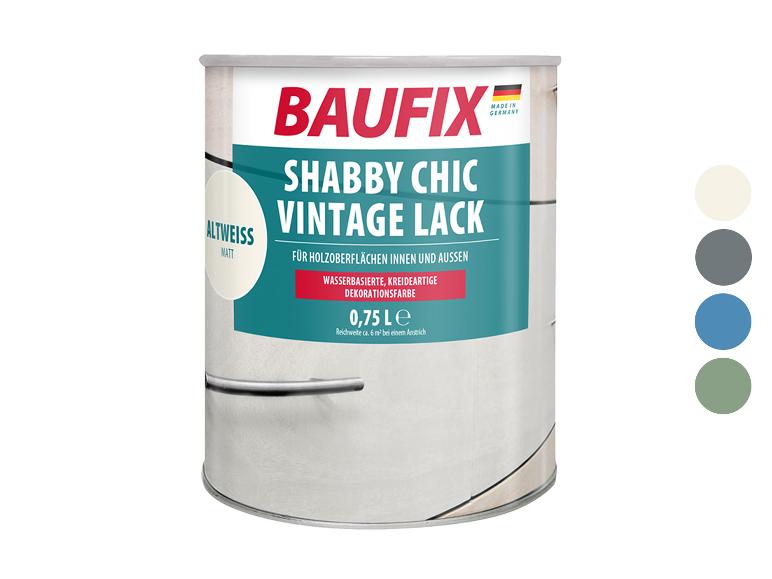 Peinture Baufix Shabby Chic Vintage pour bois, intérieur/extérieur.