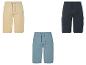 Shorts cargo et chino, beige, bleu et marine.