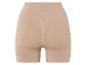Short beige sans couture taille haute.