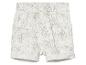 Shorts bébé à motif feuilles tropicales.