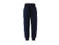 Pantalon de survêtement bleu marine avec bandes latérales bleues