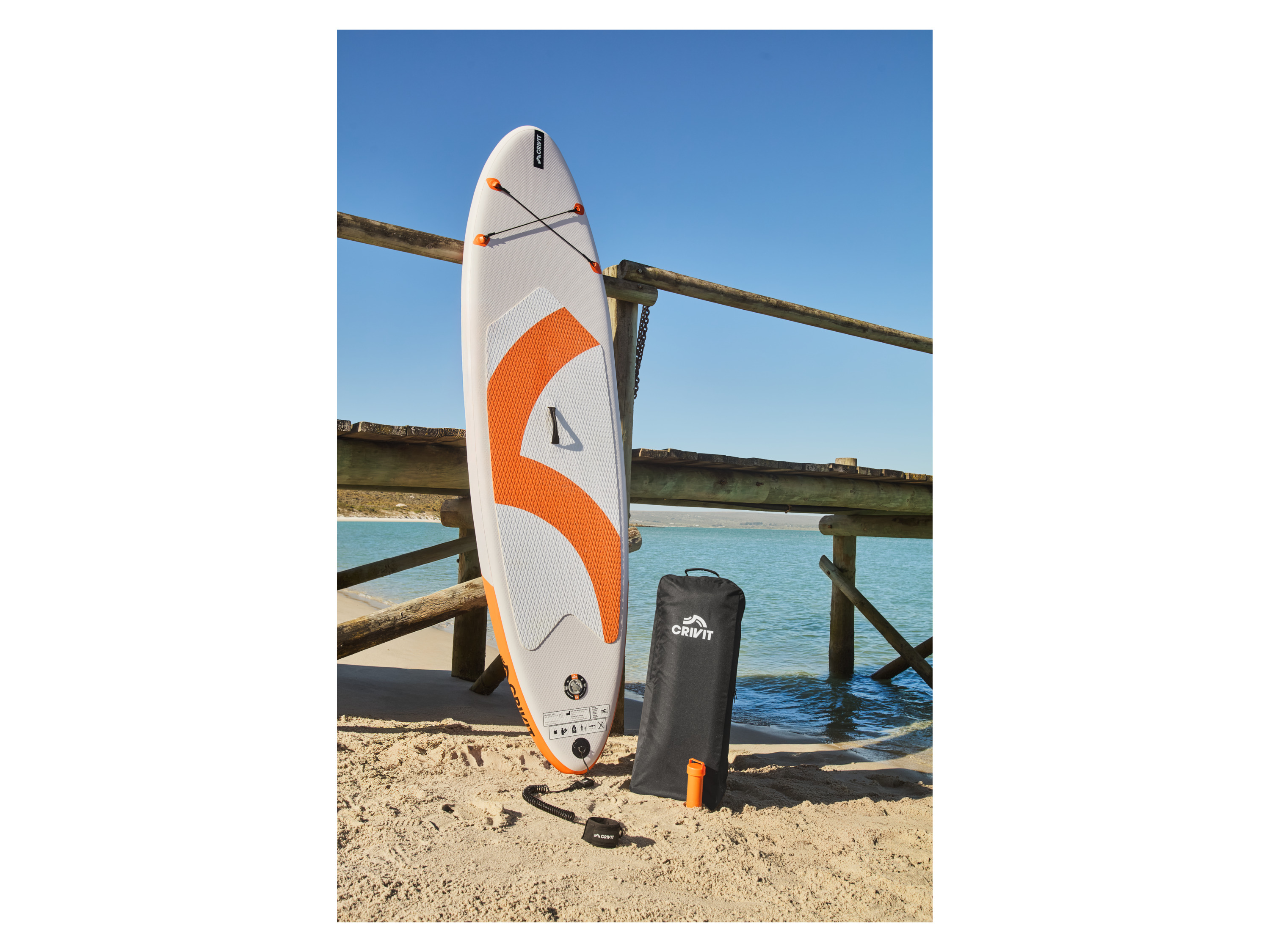 CRIVIT Stand up paddle gonflable polyvalent basic - 4