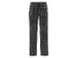 Pantalon de pyjama gris à carreaux.
