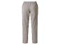 Pantalon gris pour homme avec taille élastique et poche arrière.