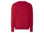 Un pull rouge en tricot pour homme.