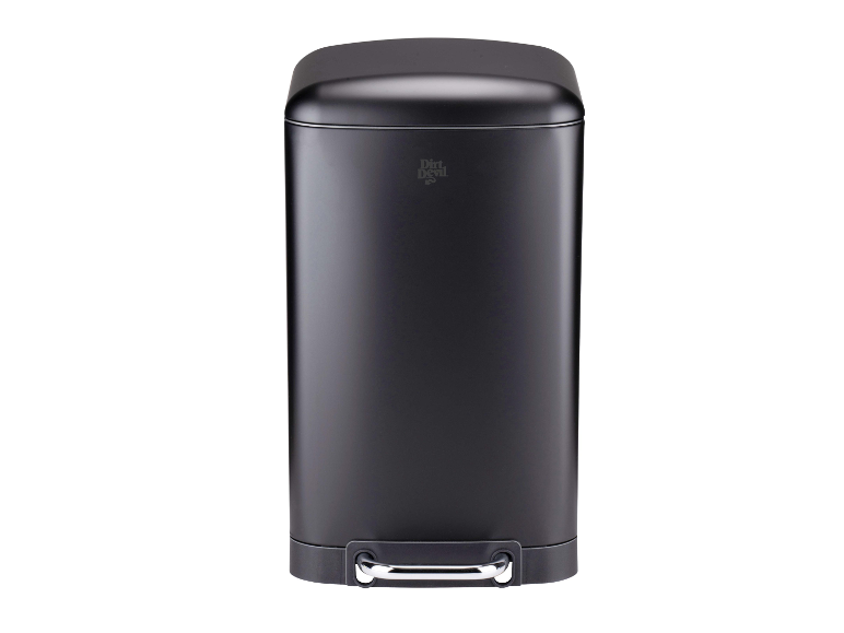 Une poubelle noire Dirt Devil.