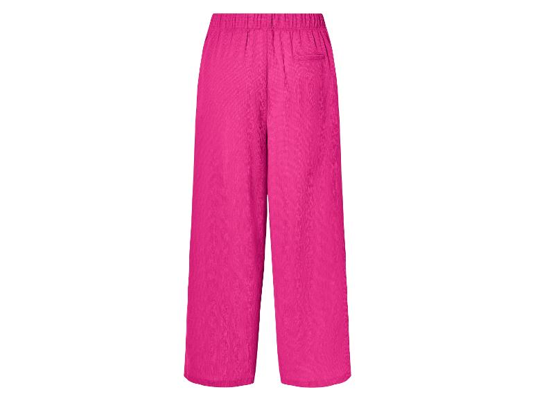 Pantalon large rose vif.