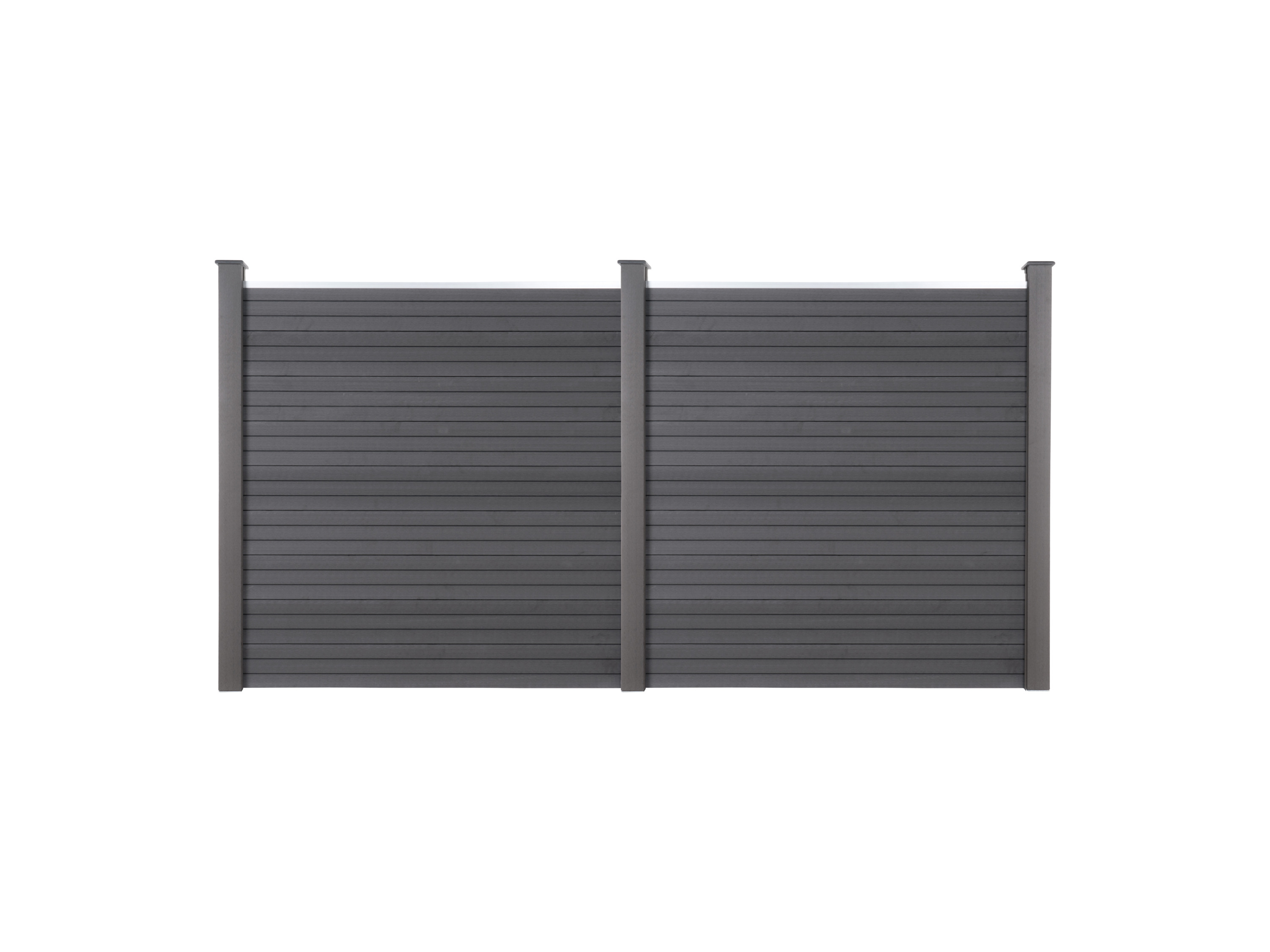 Home Deluxe Brise-vue en WPC Callado (2xélément, 3xpoteaux)