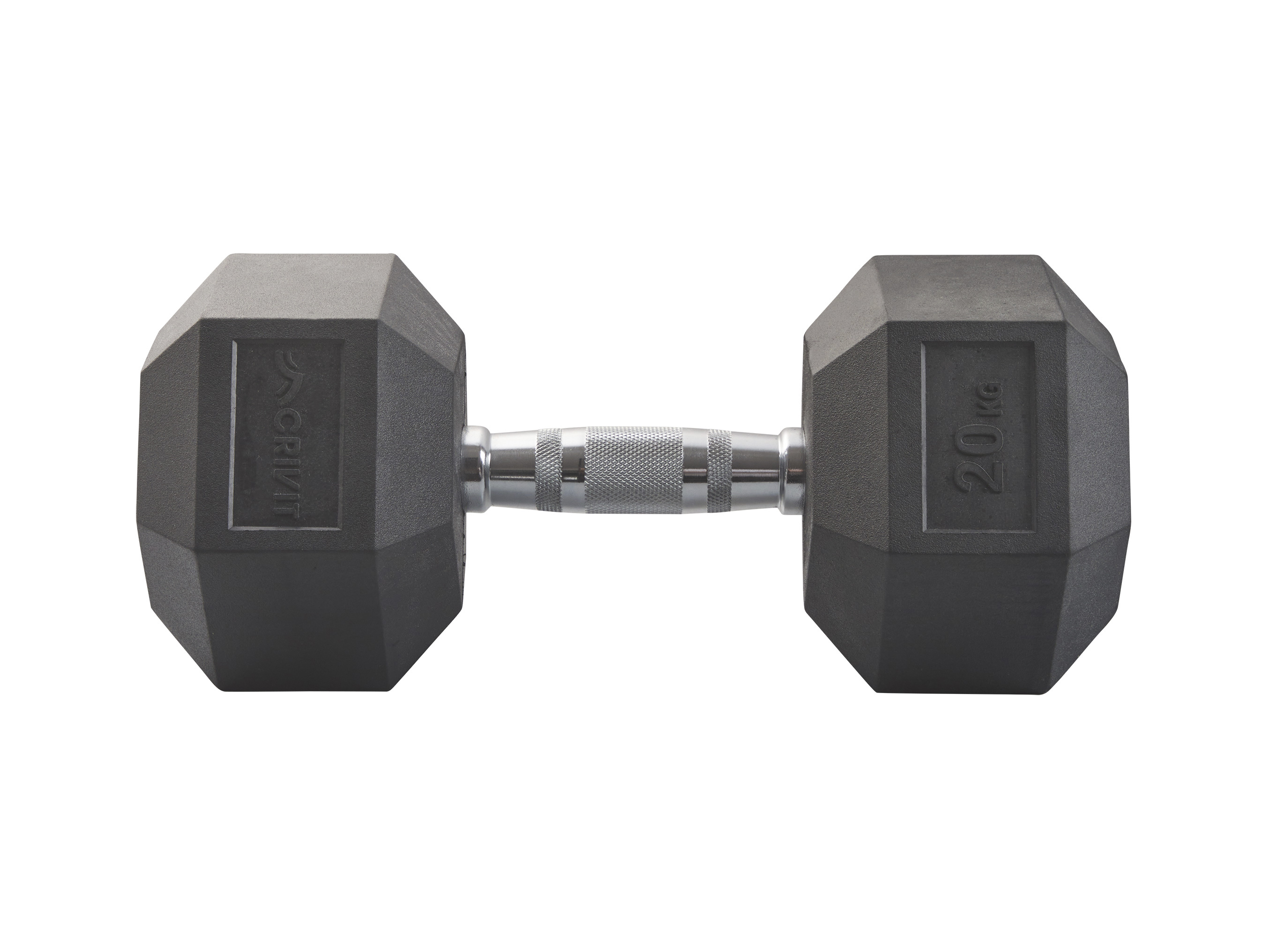 CRIVIT Haltère hexagonal, 20 kg