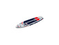 Paddleboard gonflable avec des détails rouge-bleu