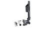 Aspirateur-balai et accessoires : brosse, suceur plat.