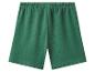Short de pyjama vert avec taille élastique