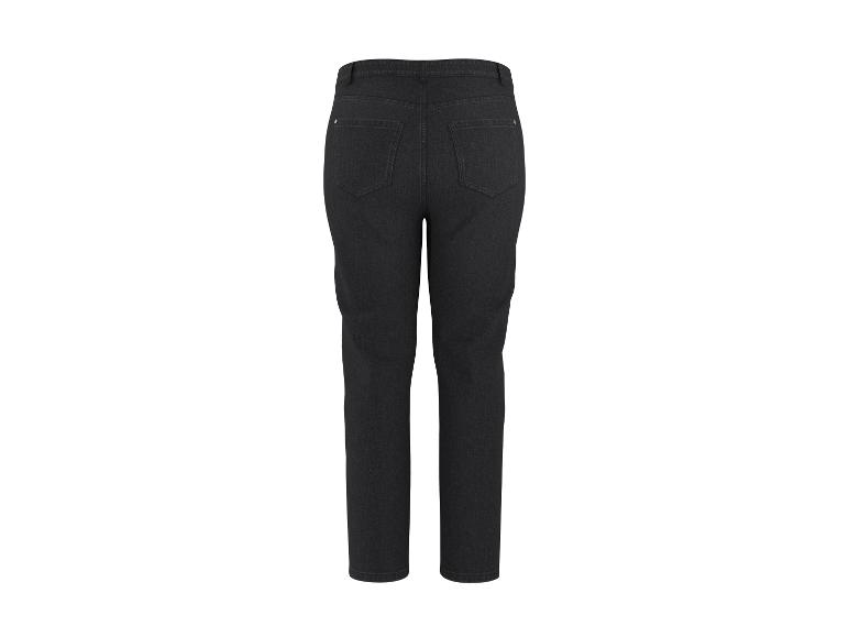 Jeans noirs coupe droite.